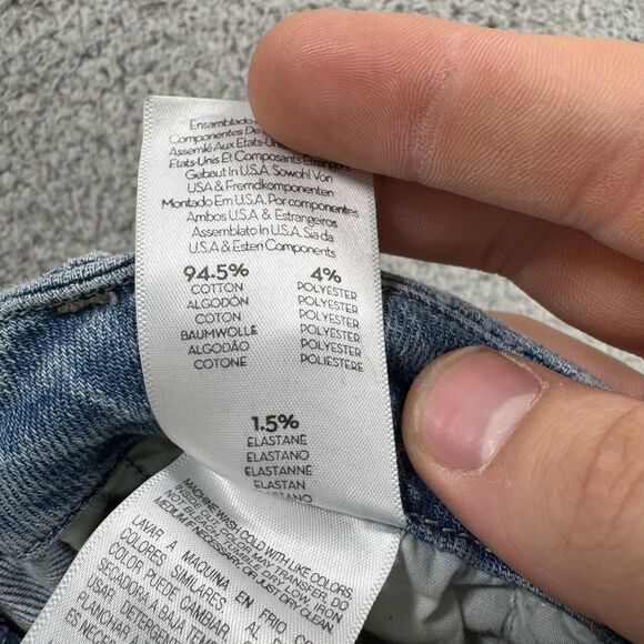 Mother Jeans Womens Size 24 Blue The Insider Crop Denim Stretch - Picture 13 of 14